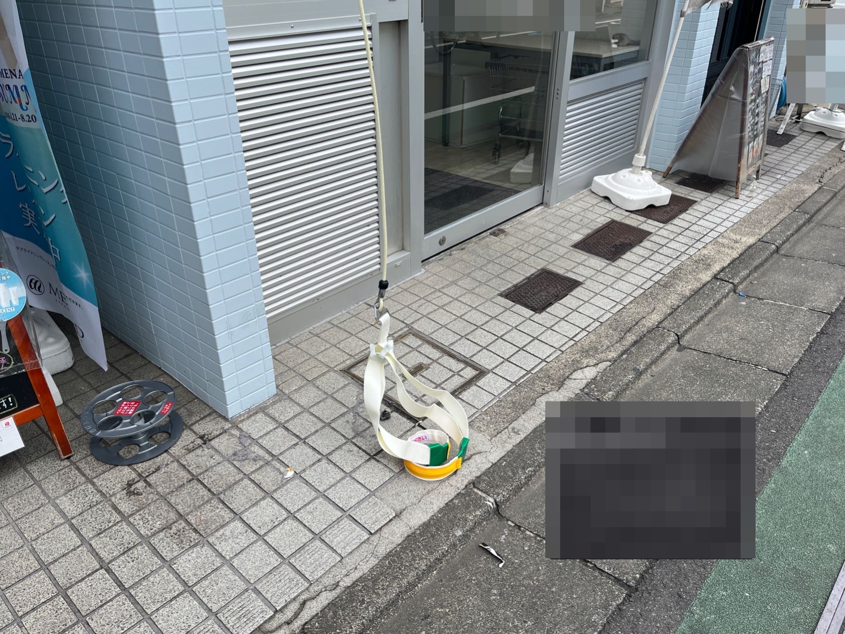 降下試験で着用具が降着面から±500mm以内に降りていることを確認